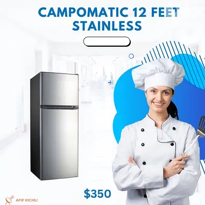 Campomatic Hyundai 12 Feet White/Stainless كفالة شركة
