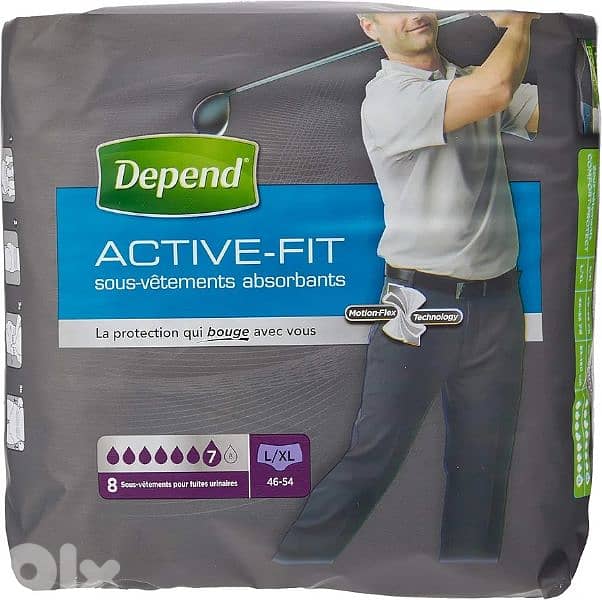 depend active fit pants , L/XL , 8pc/pkجمله 0