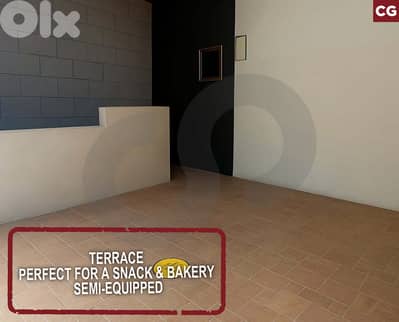 Terrace/ Perfect for a Snack & Bakery - Ain El Remeneh  REF#CG127936