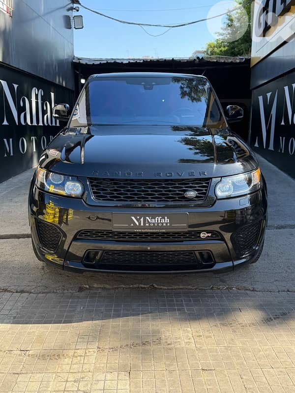 Range Rover SVR 2017 Clean Carfax Factory Paint!! Red Interior!! 0
