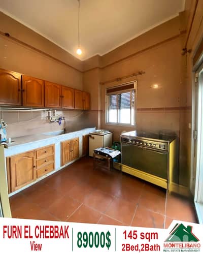 145 sqm Apartment For Sale in Furn El Chebbak with View