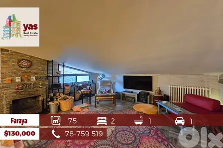 Faraya 75m2 | Chalet | Troc Available | Calm Area | Well Maintained|DA