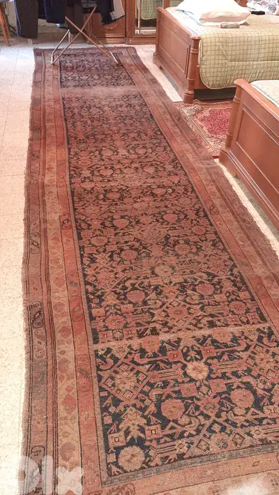 Antique Kerman Persian runner rug - 200 years, approximately - SALE.