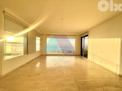 530m2 apartment+Pool+Sea view+7 parking 4sale in Rabieh-شقة في الرابية
