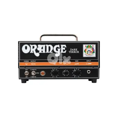 Orange Dark Terror – 15W High-Gain Tube Guitar Amp Head with Shape Con
