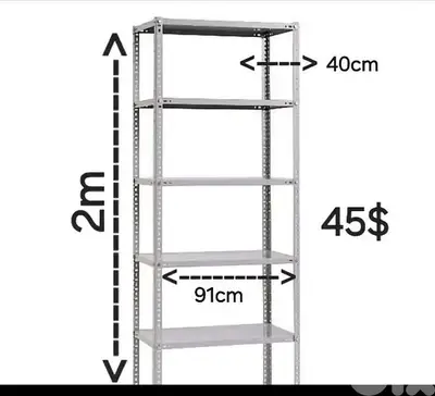 stand with shelves زوايا مع رفوف