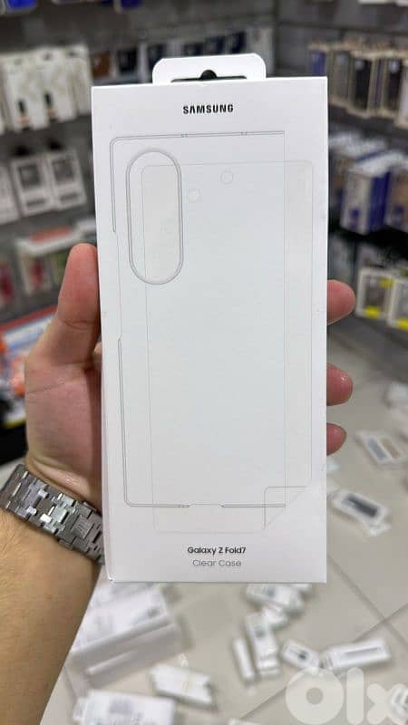 Samsung Galaxy  z fold 7 Clear Case 0