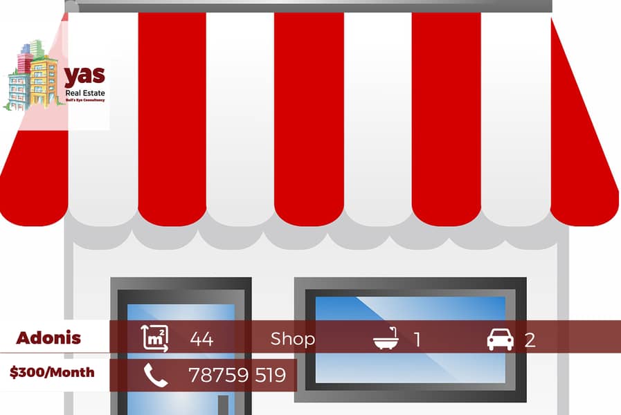Adonis 44m2 / 88m2 Shops | Rent | Prime Location | Luxury | YV/EL | 0