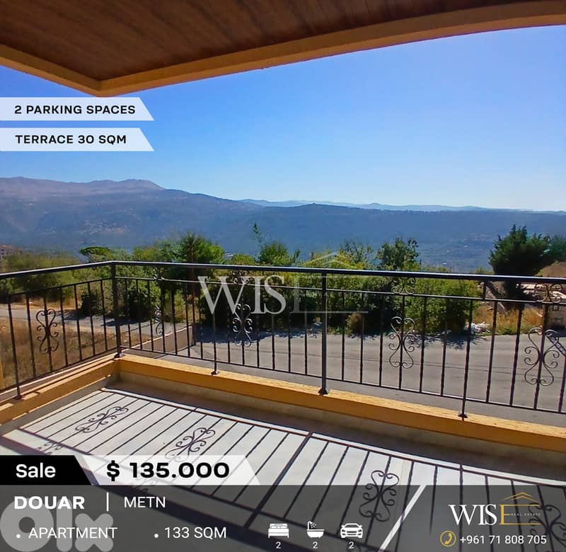 133 SQM Apartment with Terrace for SALE in Douar! 0