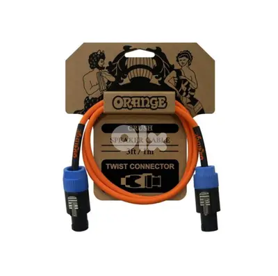 Orange Crush 3' Speaker Cable, Twist Connector to Twist Connector (Spe