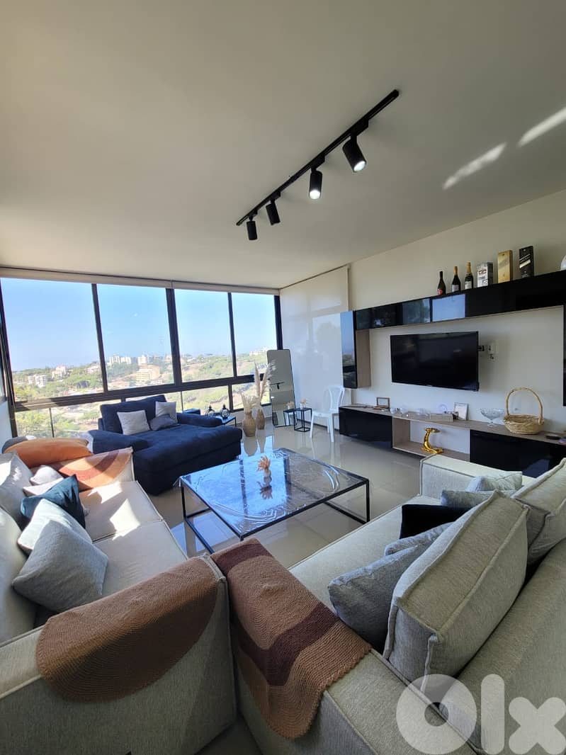 TWO APARTMENTS IN BSALIM SEA VIEW + TERRACES 300SQ , BS-190 0