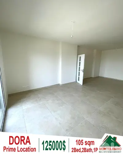 Prime Location 105sqm Apartment in New Building For Sale in Dora(دورة)