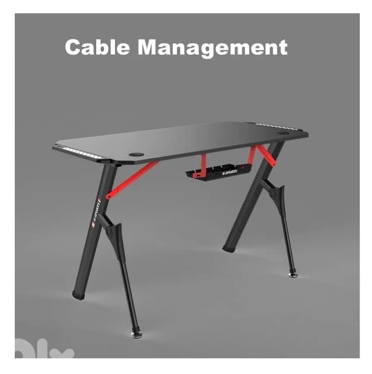 Dhybrid GD514 Premium Quality & stable design Gaming Desk with RGB 0