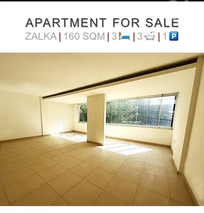 160m 3Bedroom+Parking Sale Zalqa Metn