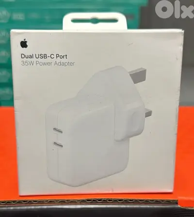 Apple 35w dual usb-c port adapter 3pin