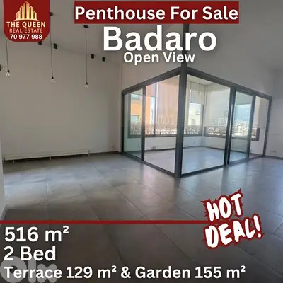 Penthouse for Sale in badaro بنتهاوس للبيع بدارو |