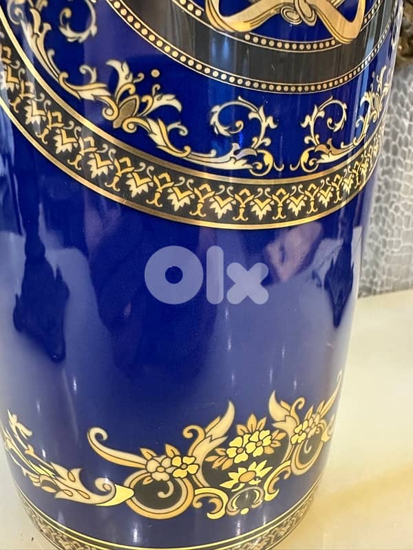 Rosenthal meets Versace Medusa blue Vase 0