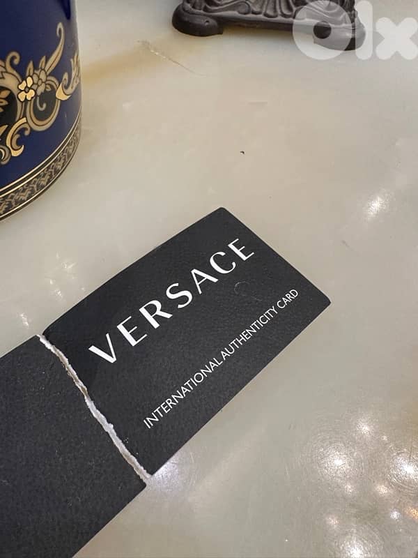 Rosenthal meets Versace Medusa blue Vase 5