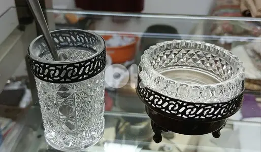 سكرية كريستال وفضة