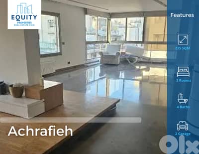 235 SQM Apartment For Sale In Achrafieh شقة للبيع #JZ221424