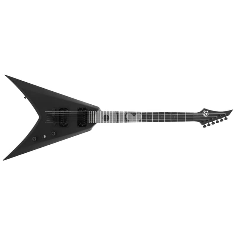 S by Solar VB4.6C Electric Guitar – Carbon Black Matte 0