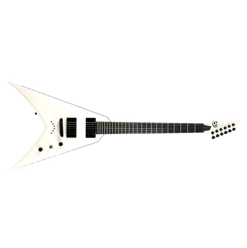 S by Solar VB4.6W Electric Guitar – White 0