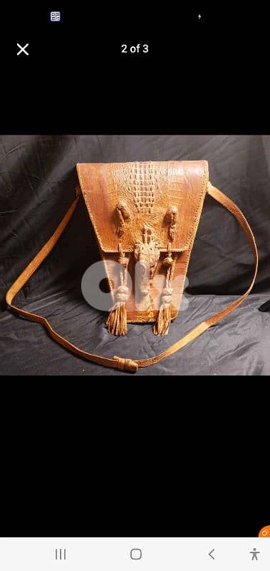 real croco hand bag geniune original  leather x size 1