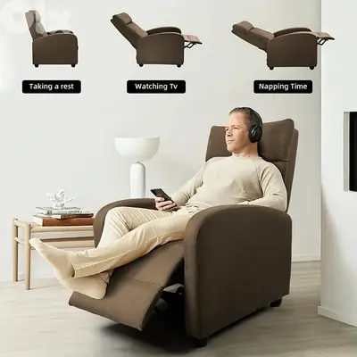 recliner brown color