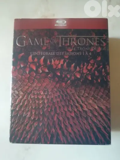 Blu-ray Box Set Game of Thrones Complete Seasons 1 2 3 4