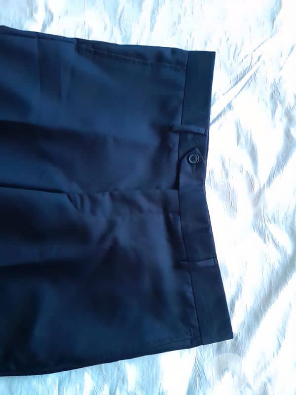 Navy suit + belt 1