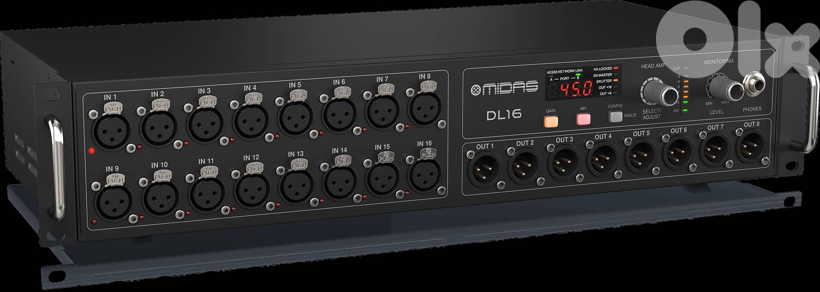 Midas DL16 16-input / 8-output Stage Box 0