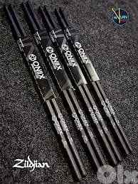 Zildjian O5A DS ONIIX Series 5A Drumsticks - Black 2