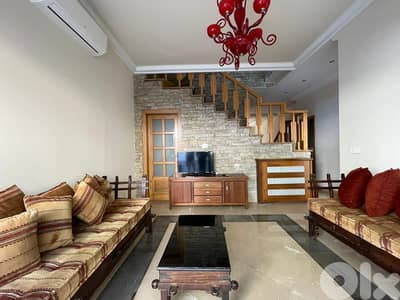 OPEN VIEW DUPLEX FOR RENT IN BROUMANA PRIME WITH TERRACE, (BRR-111)
