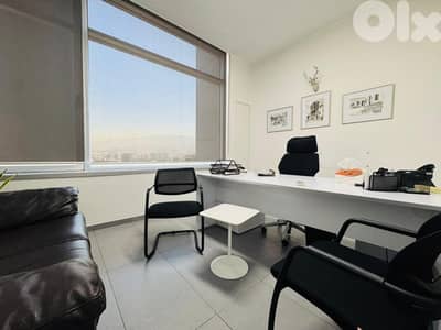 JH25-4499 Furnished Office 260m2 for rent in Sin l Fil
