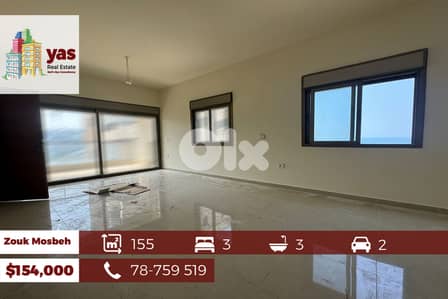 Zouk Mosbeh 155m2 | Brand New | Perfect Catch | Sea View | EL |