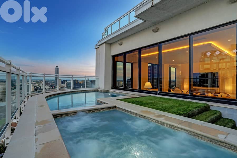 MONTHY | PENTHOUSE IN WATERFRONT DBAYEH  PRIVATE POOL, (DBR-191) 0