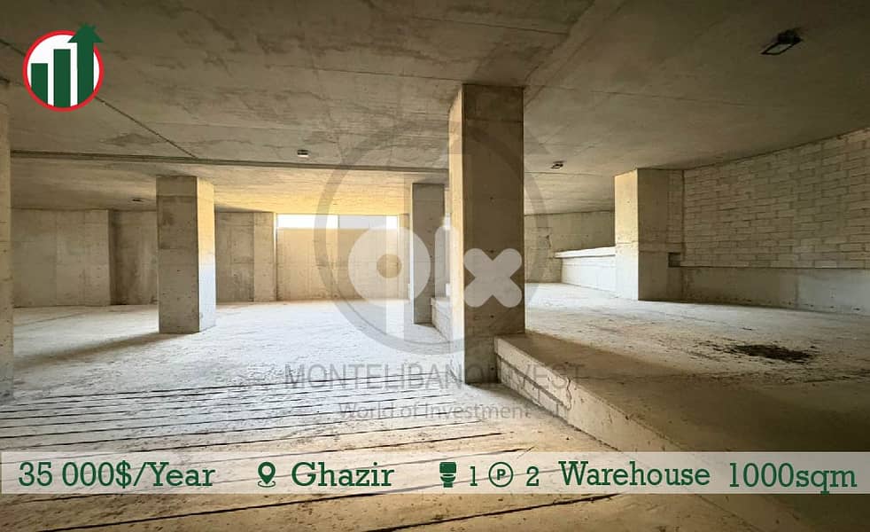 INDUSTRIAL WAREHOUSE FOR RENT IN GHAZIR!! 0