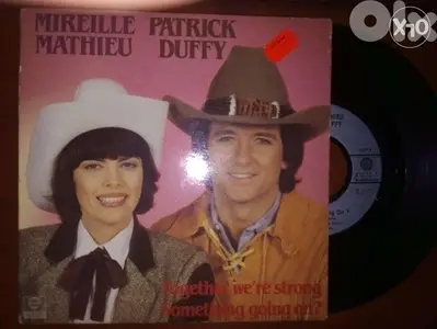 Mireille Mathieu & patrick duffy together we r strong vinil 45t gatef