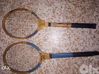 Vintage wooden tennis rackets davis cup