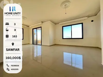 brand new 163 sqm apartment for sale in sawfar