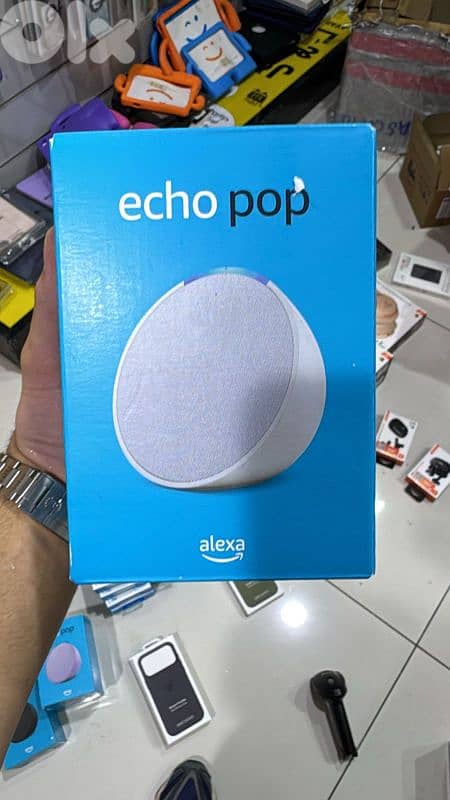 Amazon echo Pop white 0