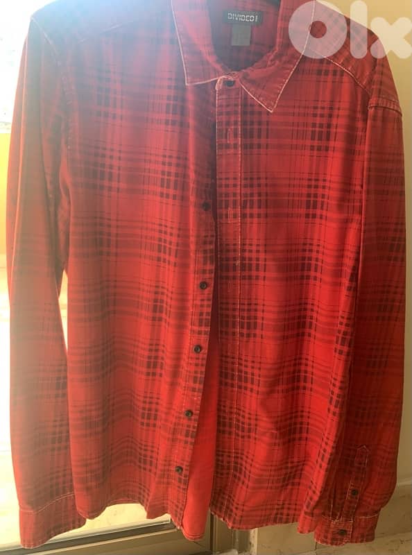 H&M check shirt 1