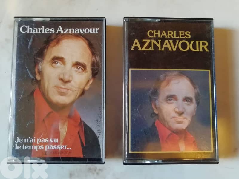 Two charles Aznavour original cassettes 0