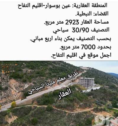 أرض للبيع في الجنوب إقليم التفاح