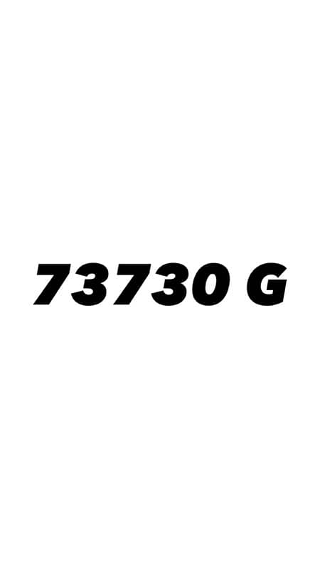Special 5-digit car plate for sale 0