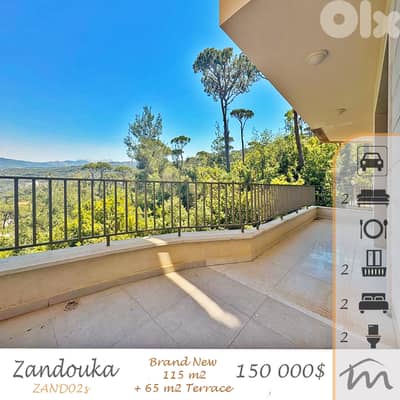Zandouka | Perfect Escape | Brand New 115m² + 65m² Terrace | Open View