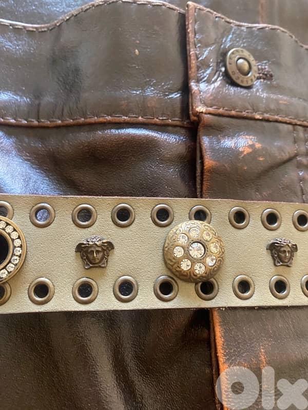 Gianni Versace special belt crystal belt 1