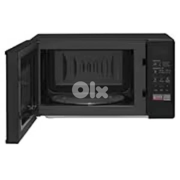 LG Microwave 20L with EasyClean coating, rounded corners, black 1
