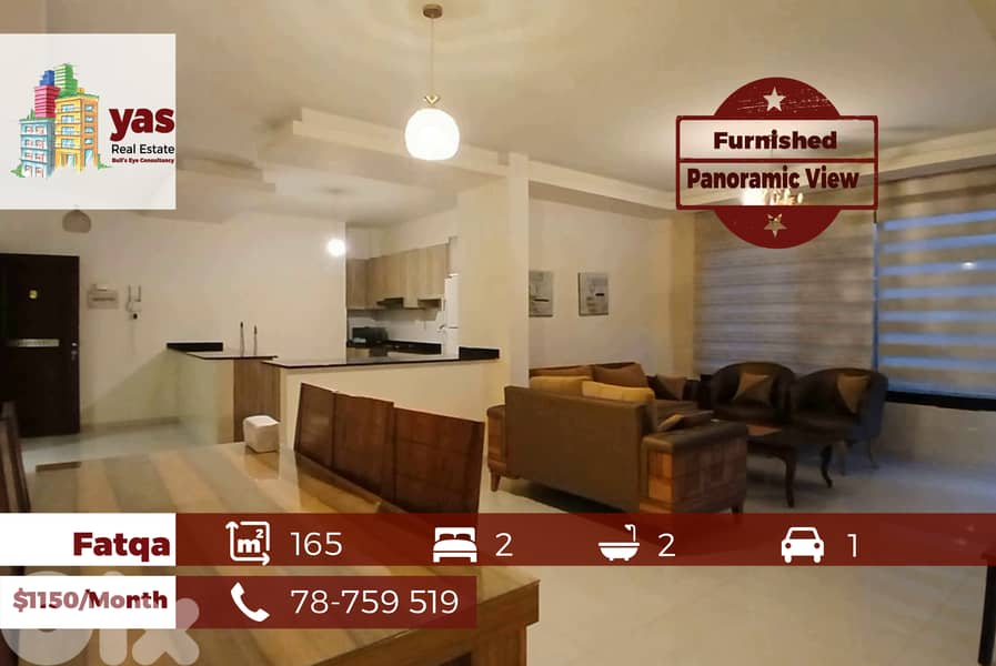 Fatqa 165m2 | Furnished | Monthly Payment | Short Term Rent | IV 0