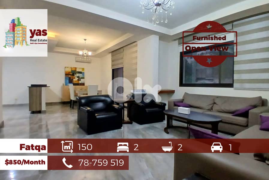 Fatqa 150m2 | Furnished | Monthly Payment | Short Term Rent  | IV 0